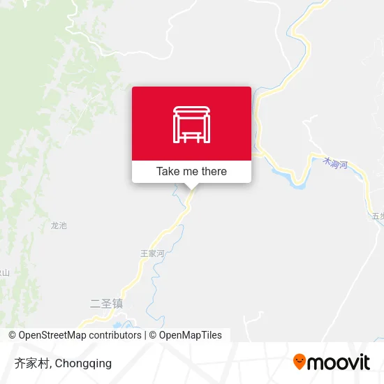 齐家村 map