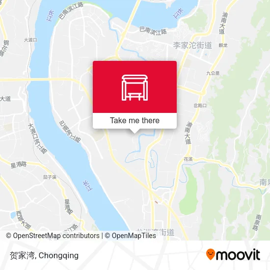 贺家湾 map