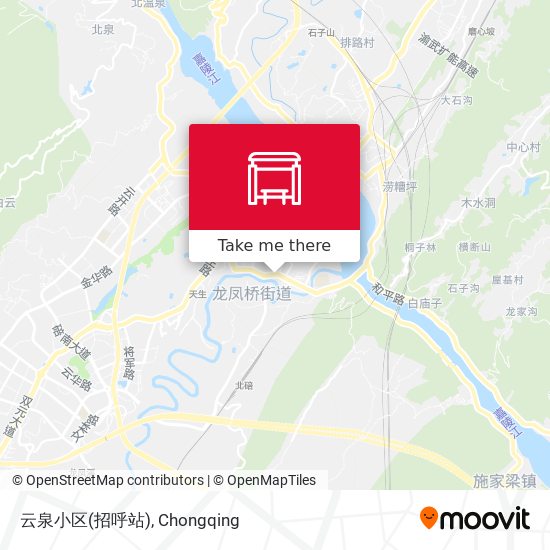云泉小区(招呼站) map