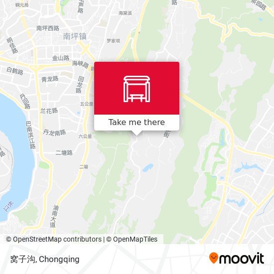 窝子沟 map