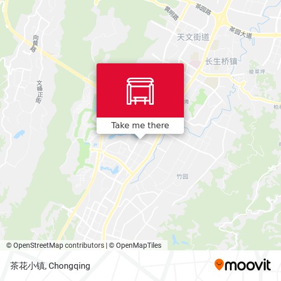 茶花小镇 map