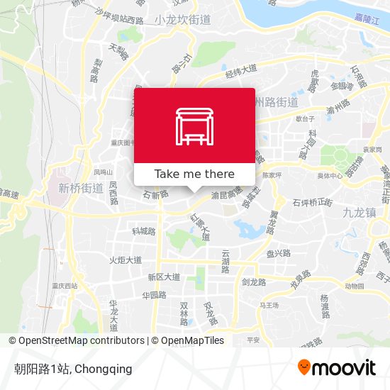 朝阳路1站 map