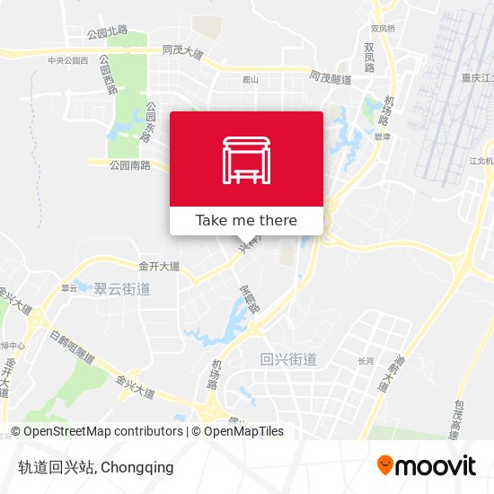 轨道回兴站 map