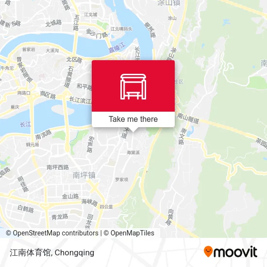 江南体育馆 map
