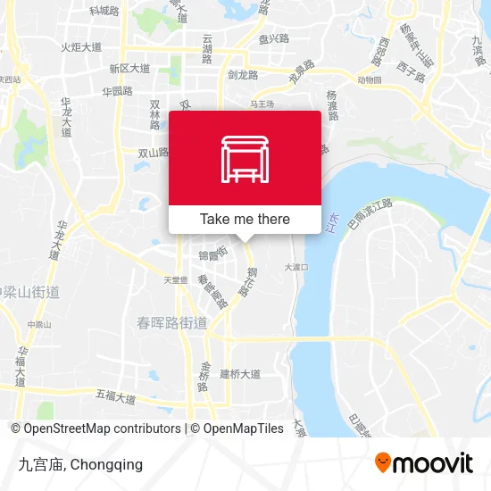 九宫庙 map