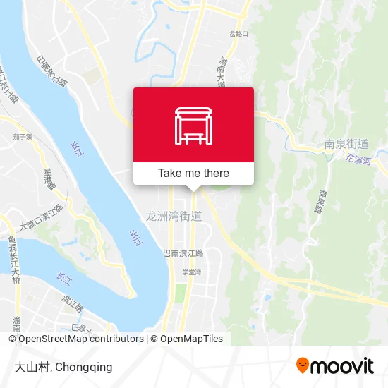 大山村 map