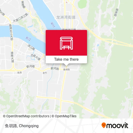 鱼胡路 map