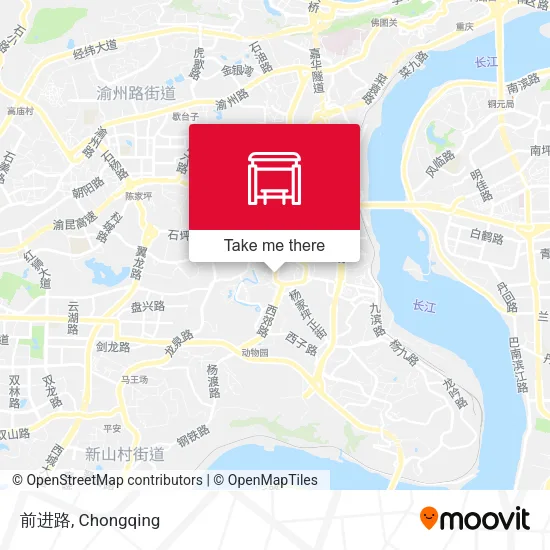 前进路 map