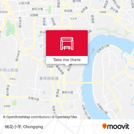 钢花小学 map