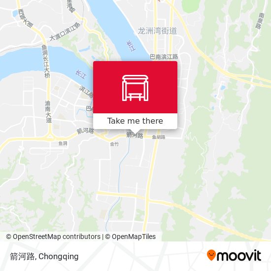 箭河路 map