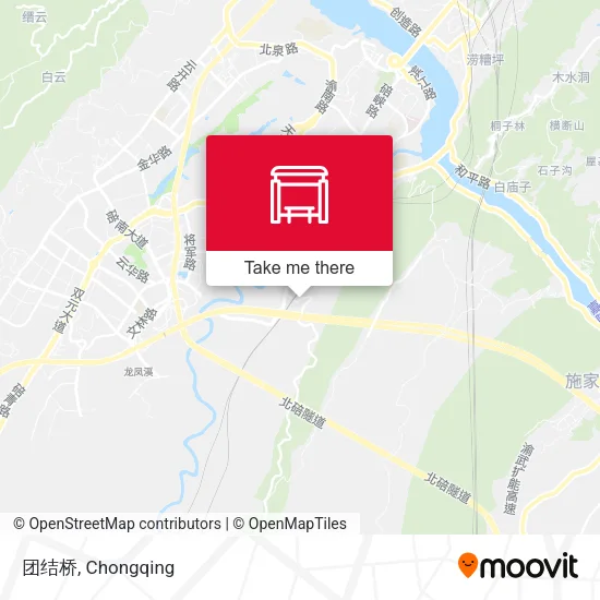 团结桥 map