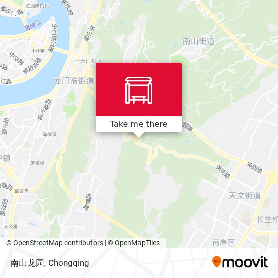 南山龙园 map