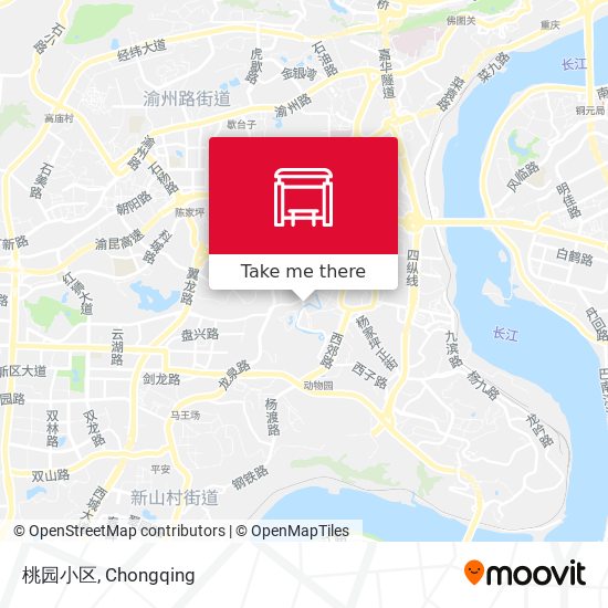 桃园小区 map