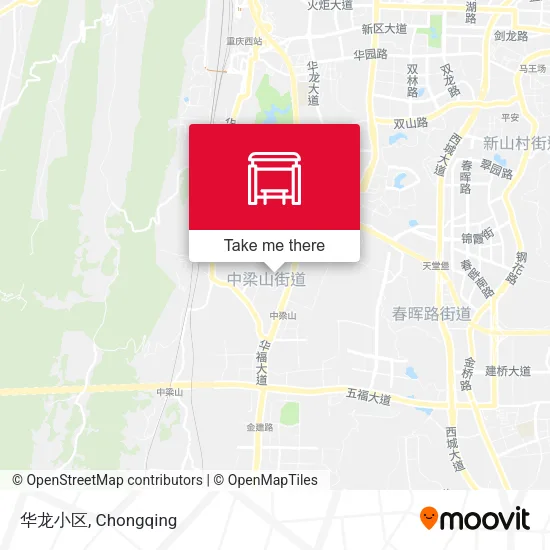 华龙小区 map