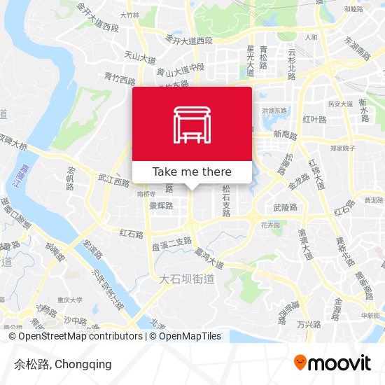 余松路 map