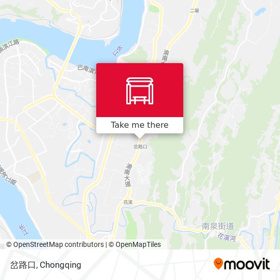 岔路口 map