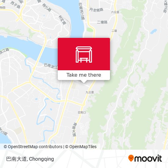 巴南大道 map