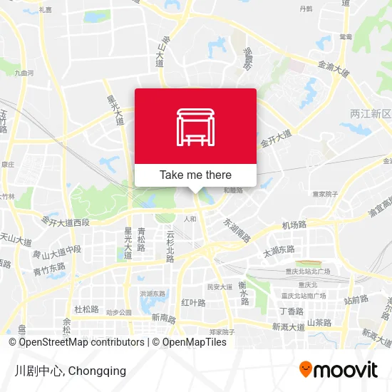 川剧中心 map