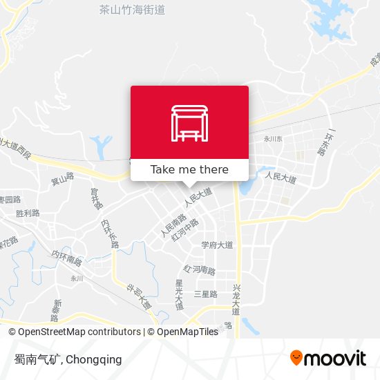 蜀南气矿 map