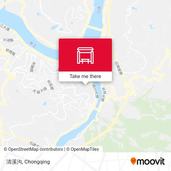清溪沟 map