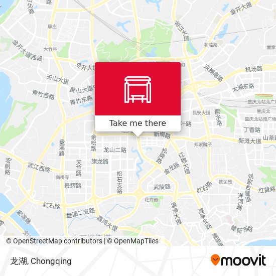 龙湖 map