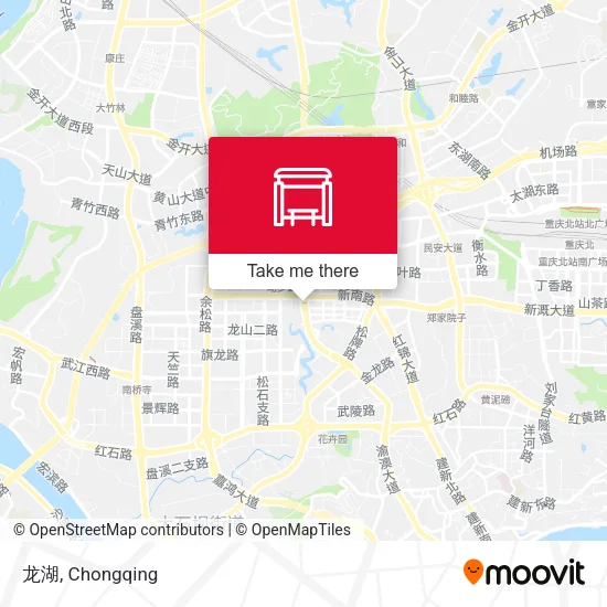 龙湖 map