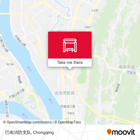 巴南消防支队 map