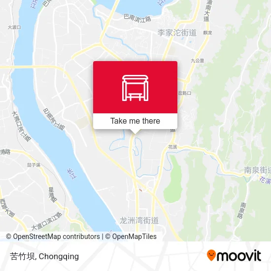 苦竹坝 map