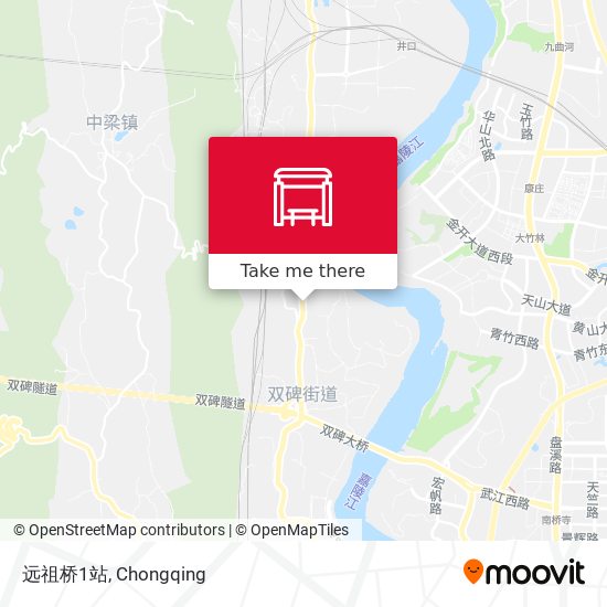 远祖桥1站 map