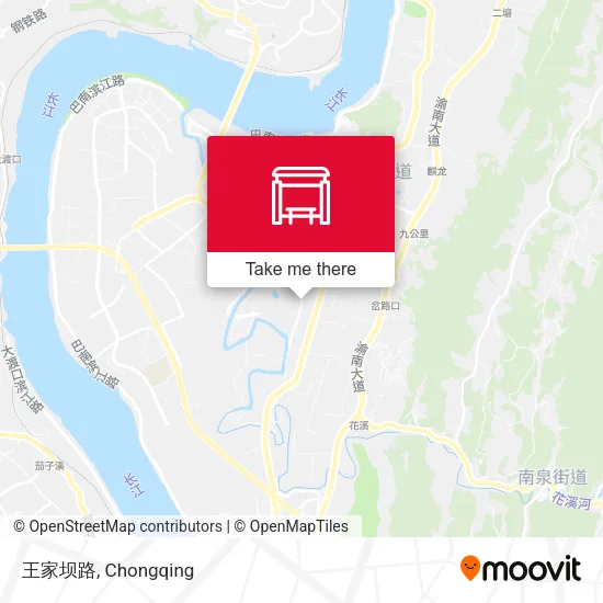 王家坝路 map