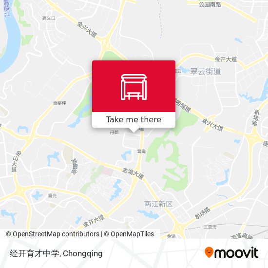 经开育才中学 map