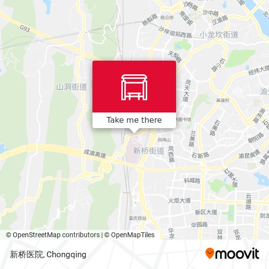 新桥医院 map