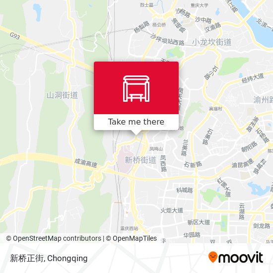 新桥正街 map