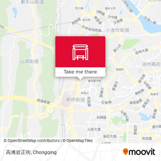 高滩岩正街 map