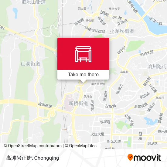 高滩岩正街 map