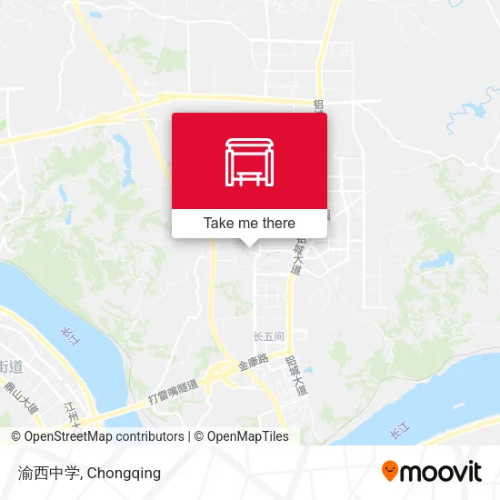渝西中学 map