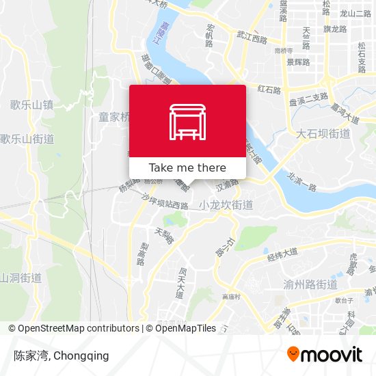 陈家湾 map