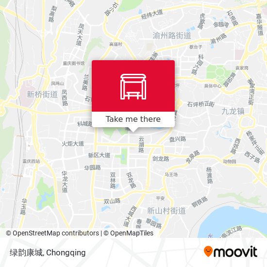 绿韵康城 map