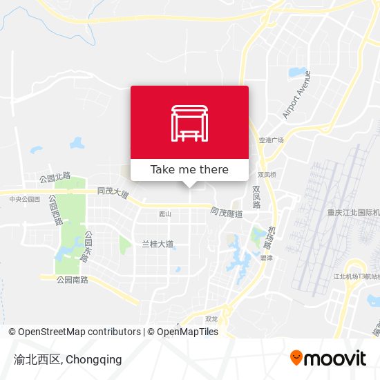渝北西区 map