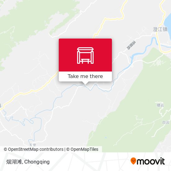 烟湖滩 map
