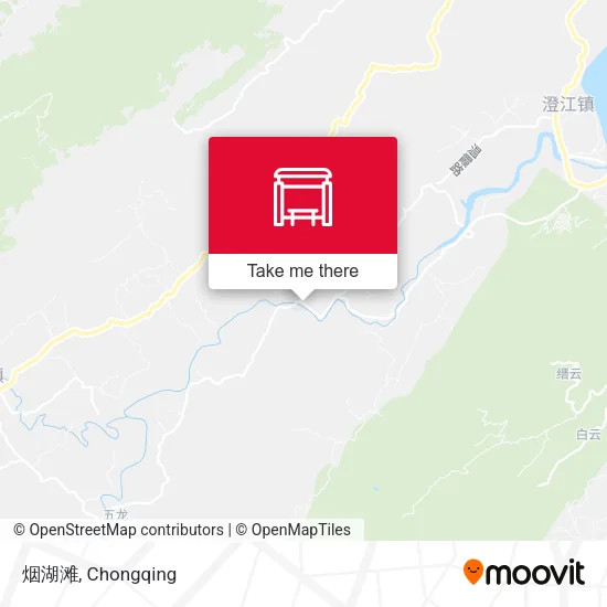 烟湖滩 map