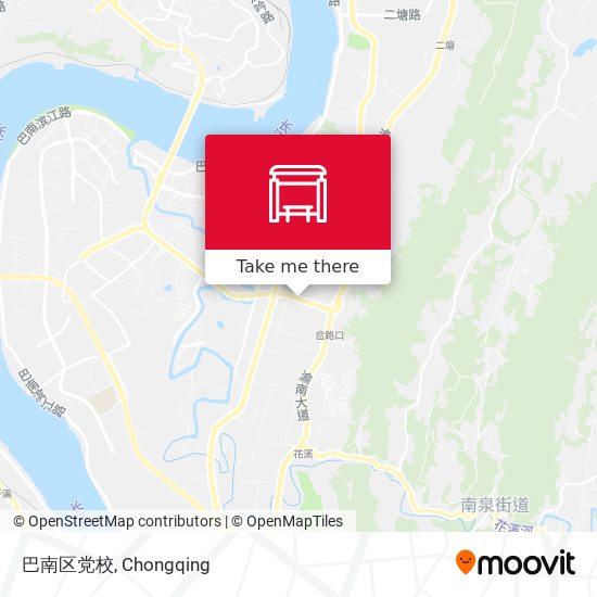 巴南区党校 map