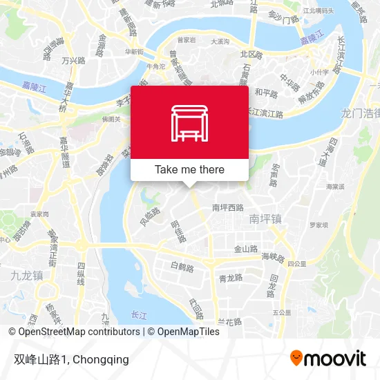 双峰山路1 map