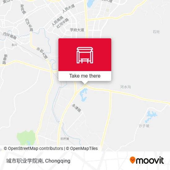 城市职业学院南 map