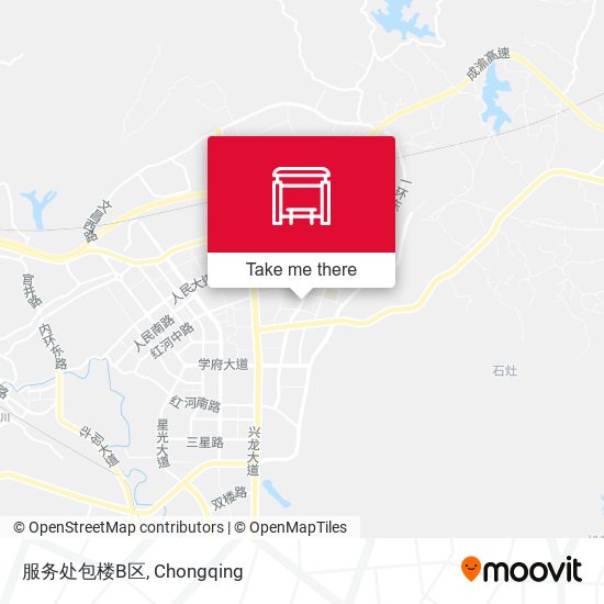 服务处包楼B区 map
