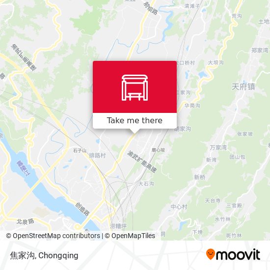 焦家沟 map