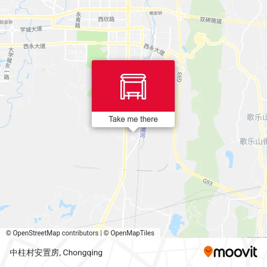 中柱村安置房 map
