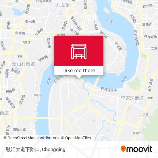 融汇大道下路口 map