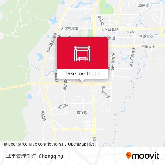 城市管理学院 map