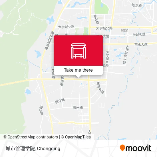 城市管理学院 map